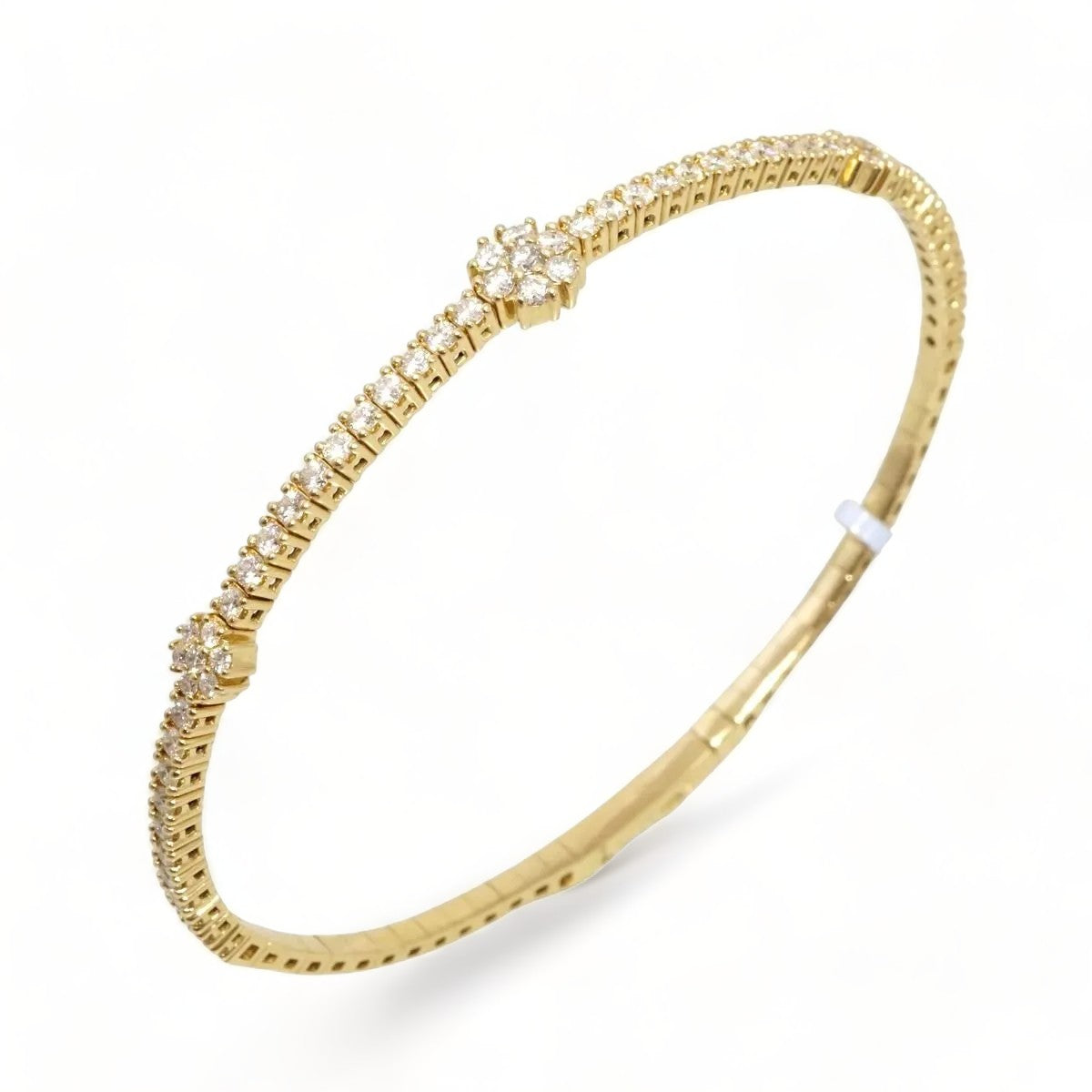 14k Gold Diamond Bracelet image 0