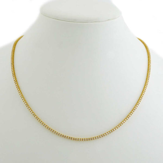14k Gold Diamond Tennis Chain image 0