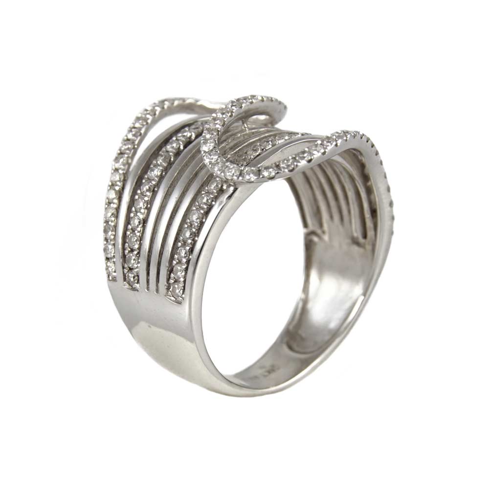 14k Diamond Woman's Gold Ring image 2