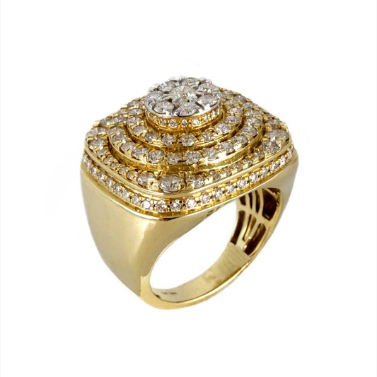 14k Gold Diamond Ring for Men image 0