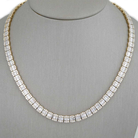 14k Gold Diamond Chain image 0