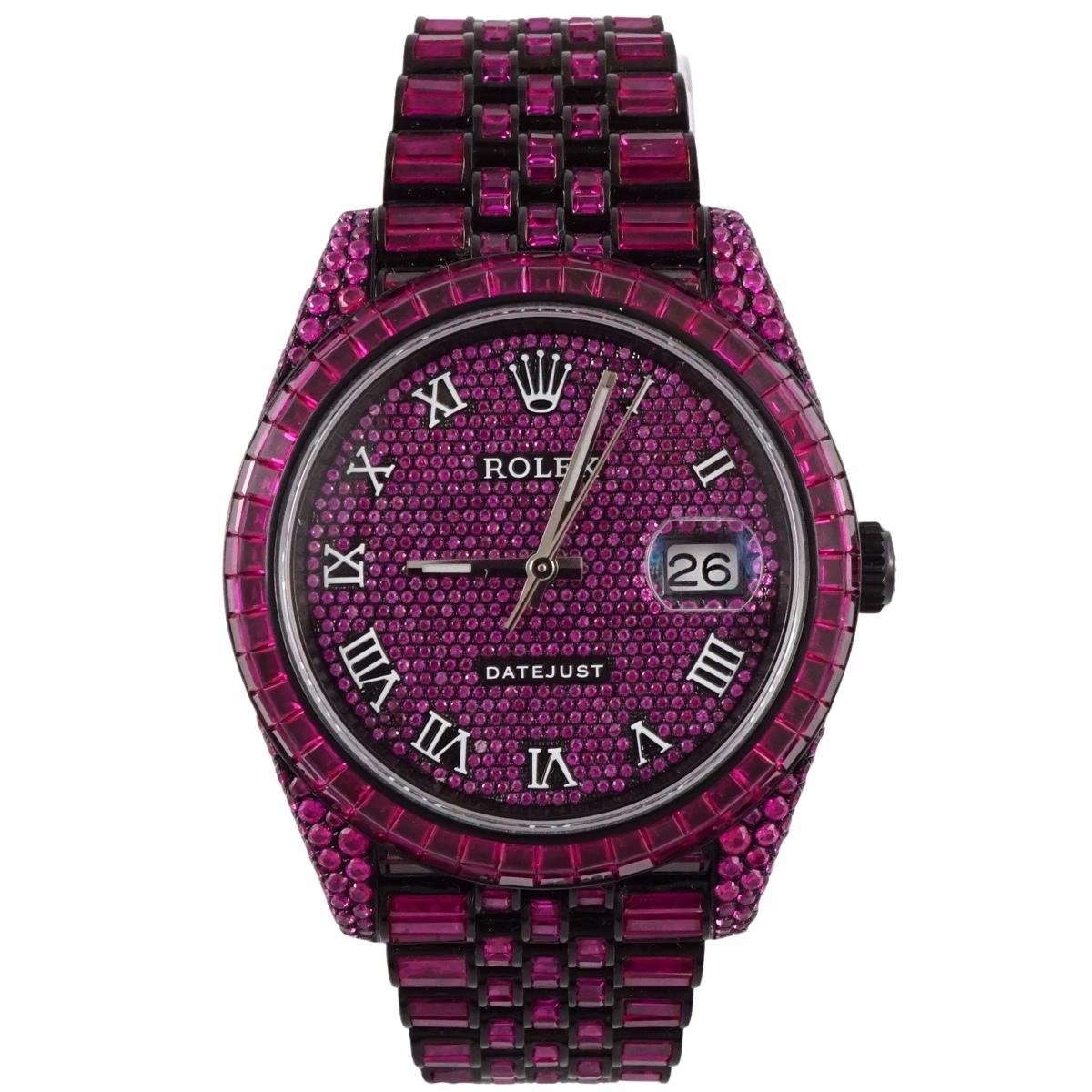 Rolex Datejust Natural Ruby 40mm - Pre-Owned image 0