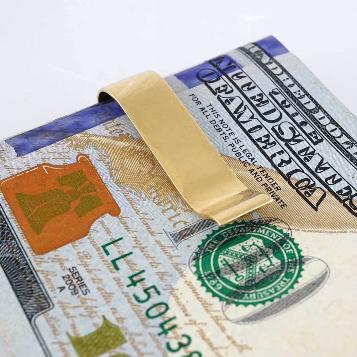 14k Gold Diamond Lamborghini Money Clip image 1