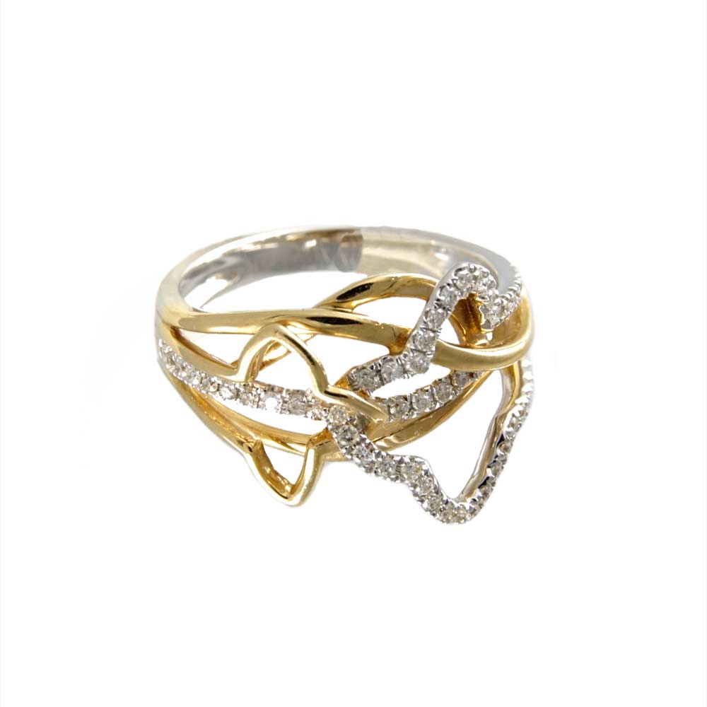 14k Gold Diamond Ring for Women image 1