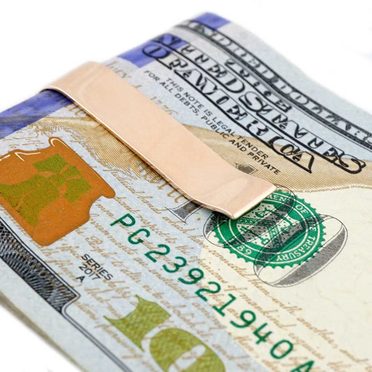 14k Rose Gold Diamond Rolls Royce Money Clip image 1