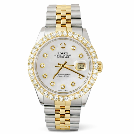 Rolex Datejust Oro y Acero Inoxidable Diamante 36 mm - Usado