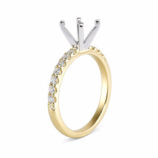 14k Engagement Yellow Gold Ring