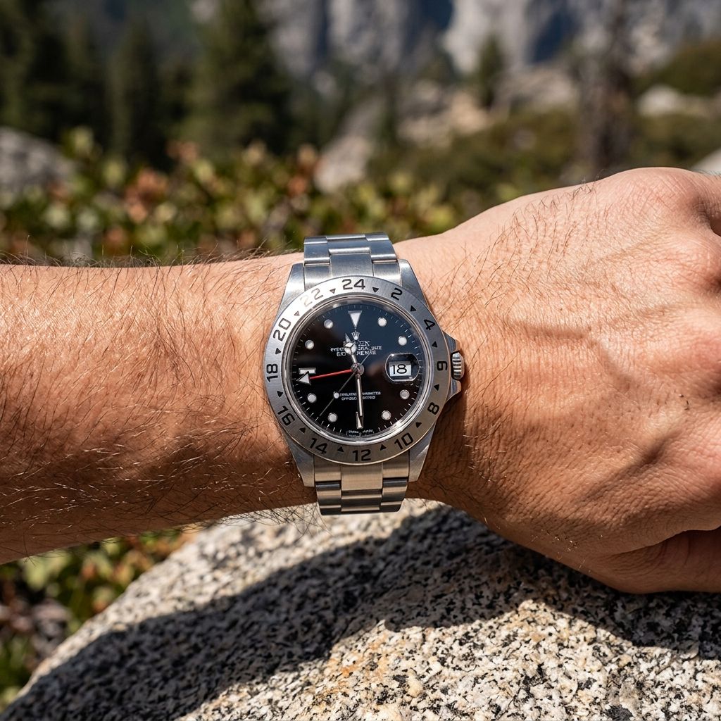 Rolex Explorer II Oytersteel 38mm 16570 - Pre-Owned
