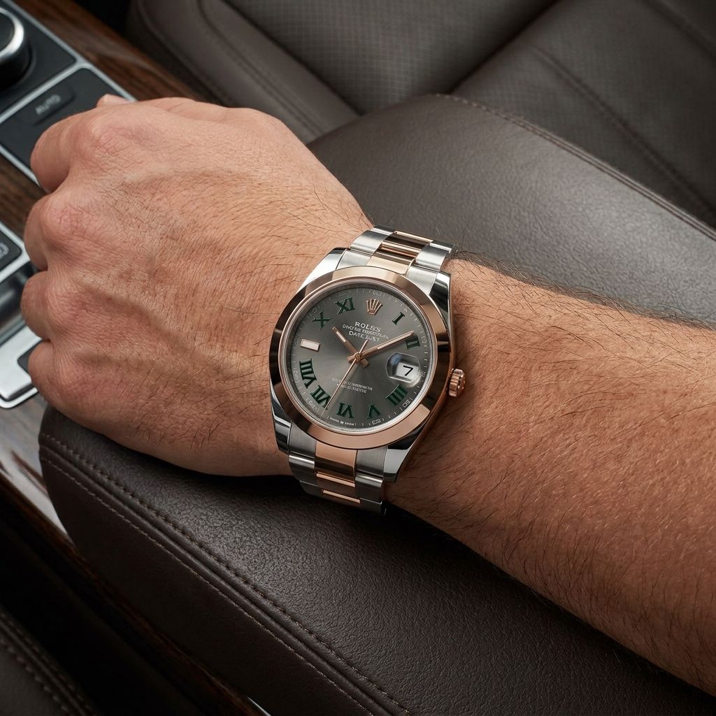 Rolex Datejust Wimbledon 41mm Rose 126301 - Pre-Owned