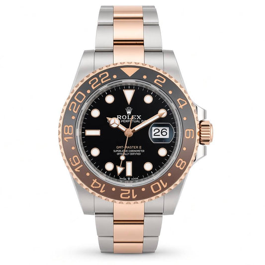 Rolex GMT Master II Root Beer Two Tone w/card 126711CHNR 2023 - Pre-Owned