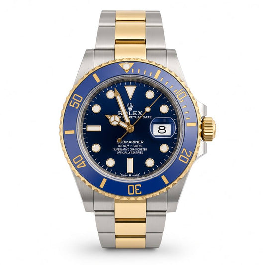 Rolex Submariner Bluesy Two Tone 126613LB w/card 2025 - Pre-Owned
