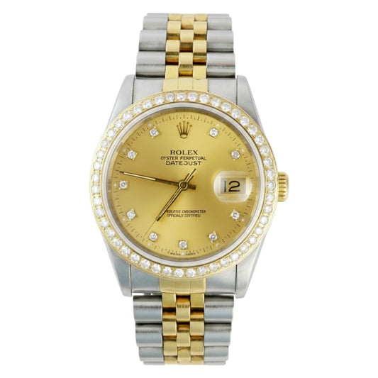Rolex Datejust Champagne Gold 36mm - Pre-Owned