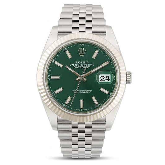 Rolex Jubilee Mint Green Index 41mm 126334 - Pre-Owned