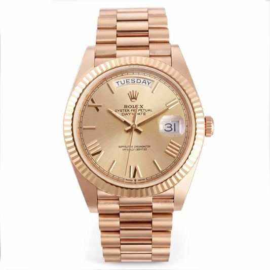 Rolex Day-Date 18k Rose Gold 40mm 228238 - Pre-Owned