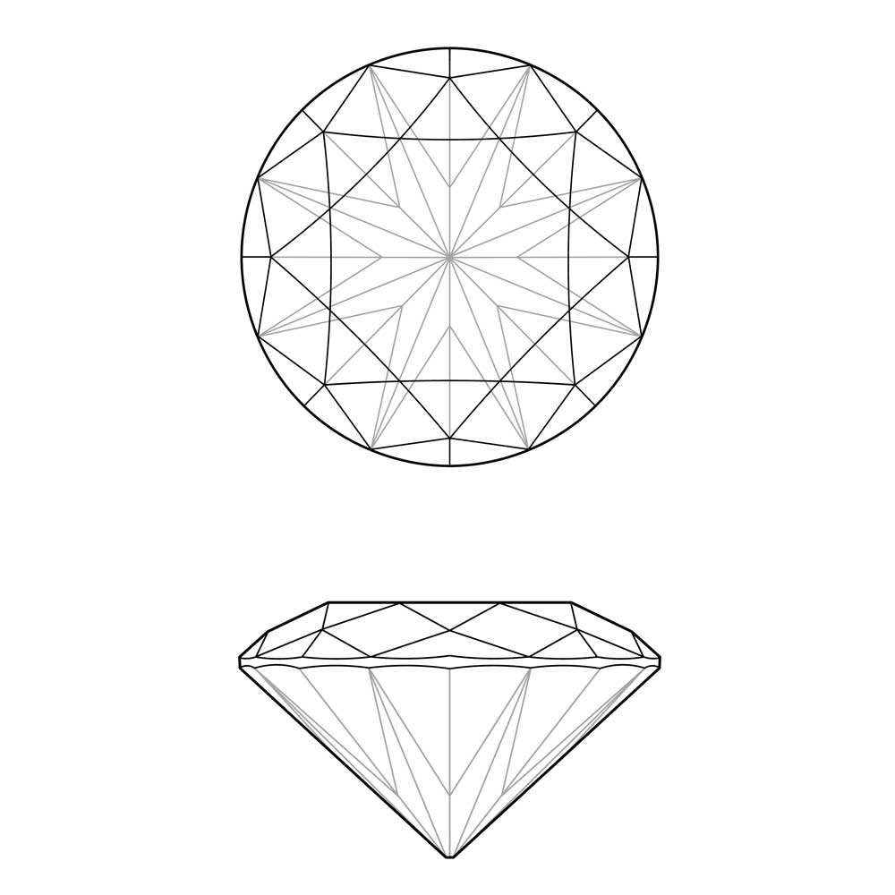0.40 Carat Round Brilliant Natural Diamond