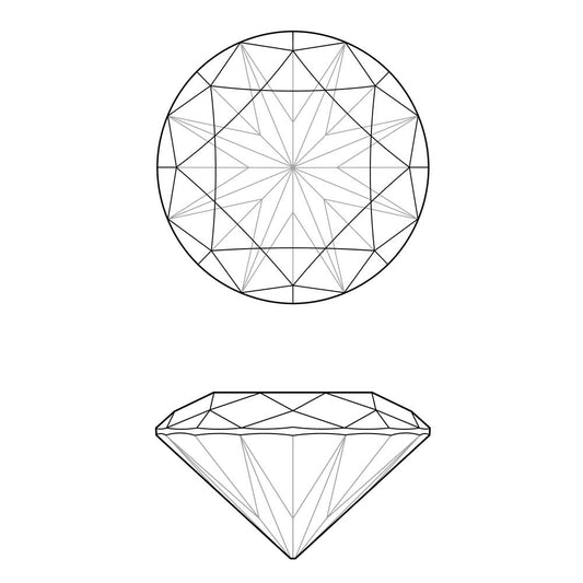 0.40 Carat Round Brilliant Natural Diamond
